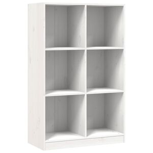 vidaXL Biblioth&egrave;que blanc 70x33x110 cm bois massif de pin