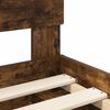 vidaXL Cadre de lit Ch&ecirc;ne fum&eacute; 90 x 200 cm Bois d'ing&eacute;nierie