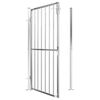 vidaXL Portail de jardin 100 x 175 cm en acier inoxydable