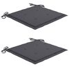 vidaXL Chaises pliables d'ext&eacute;rieur lot de 2 et coussins Bois d'acacia