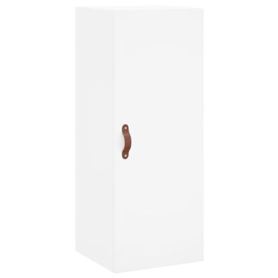 vidaXL Armoire murale blanc 34,5x34x90 cm