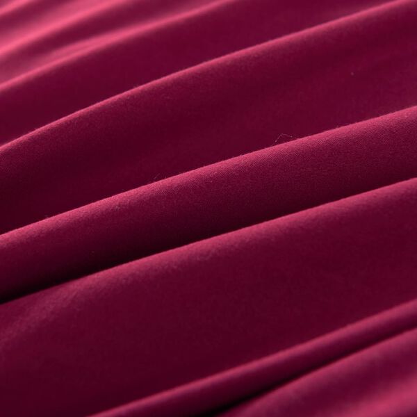 vidaXL Jeu de housse de couette Bordeaux 155x220/80x80 cm
