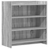 vidaXL Buffet Sonoma gris 75 x 36 x 80 cm Bois d'ing&eacute;nierie