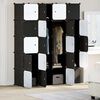 vidaXL Cubes de rangement 20 pcs avec tiges de suspension PP