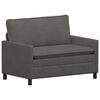 vidaXL Canap&eacute; Gris fonc&eacute; 126 x 81 x 87,5 cm Tissu
