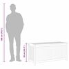 vidaXL Bo&icirc;te de rangement de jardin 120x50x58 cm bois de teck solide
