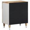 vidaXL Table de chevet 50x33x60 cm bois de manguier massif