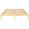 vidaXL Cadre de lit sans matelas bois massif 160x200 cm