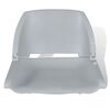 vidaXL Sièges de bateau lot de 2 Dossier pliable sans oreiller