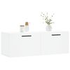 vidaXL Armoire murale blanc 100x36,5x35 cm bois d'ing&eacute;nierie