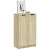 vidaXL Armoire &agrave; chaussures Ch&ecirc;ne sonoma 59x35x100,5cm Bois d'ing&eacute;nierie