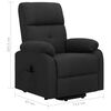 vidaXL Fauteuil Noir Tissu