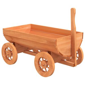 vidaXL Chariot d&eacute;coratif 70x43x54 cm bois massif de sapin