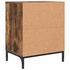 vidaXL Cabinet de chevet Ch&ecirc;ne fum&eacute; 49 x 36 x 61 cm Bois d'ing&eacute;nierie