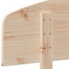 vidaXL T&ecirc;te de lit 120 cm bois massif de pin