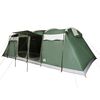 vidaXL Tente familiale tunnel 10 personnes vert imperm&eacute;able