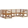 vidaXL Ensemble de canap&eacute;s d'ext&eacute;rieur 6 pcs Naturel