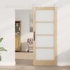 vidaXL Porte coulissante Naturel 83 x 202 cm