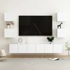 vidaXL Ensemble de meubles TV 7 pcs Blanc Bois d'ing&eacute;nierie