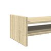 vidaXL Support de moniteur ch&ecirc;ne sonoma 100x27x20 cm bois d'ing&eacute;nierie
