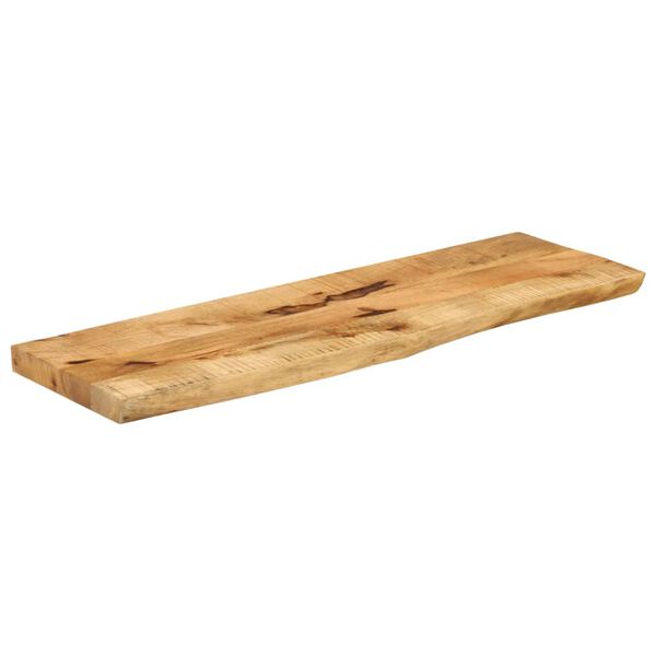 vidaXL Dessus de table 100x40x2,5cm bord vif bois massif manguier brut