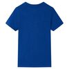 T-shirt pour enfants bleu fonc&eacute; 140
