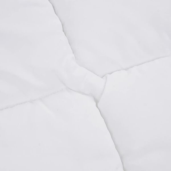 vidaXL Prot&egrave;ge-matelas blanc 160x200 cm