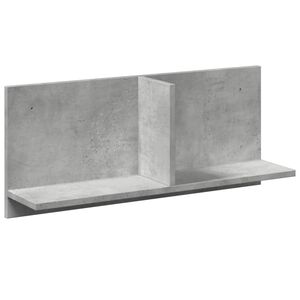 vidaXL Armoire murale 70x16,5x30 gris b&eacute;ton cm bois d'ing&eacute;nierie