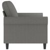 vidaXL Canap&eacute; &agrave; 2 places Gris fonc&eacute; 120 cm Tissu