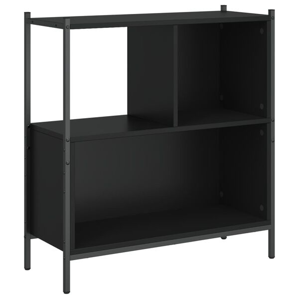 vidaXL Bibliothèque noir 72x28x77,5 cm bois d'ingénierie