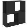 vidaXL Biblioth&egrave;que Noir 60x24x63 cm Bois d'ing&eacute;nierie