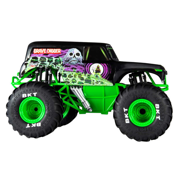 Monster Jam Camion jouet Grave Digger avec t&eacute;l&eacute;commande 1:15