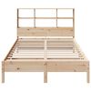 vidaXL Lit biblioth&egrave;que sans matelas 160x200 cm bois massif de pin