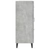 vidaXL Buffet Gris b&eacute;ton 69,5x34x90 cm Bois d'ing&eacute;nierie