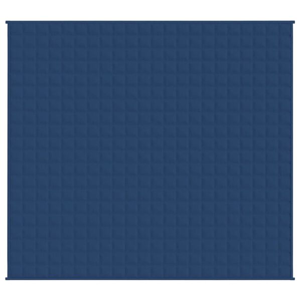 vidaXL Couverture lest&eacute;e Bleu 220x230 cm 11 kg Tissu