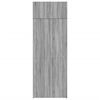 vidaXL Armoire de rangement sonoma gris 80x42,5x225 cm