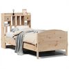 vidaXL Lit biblioth&egrave;que sans matelas 75x190 cm bois de pin massif