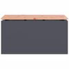 vidaXL Banc de jardin Anthracite 80 x 40 x 43 cm Acier