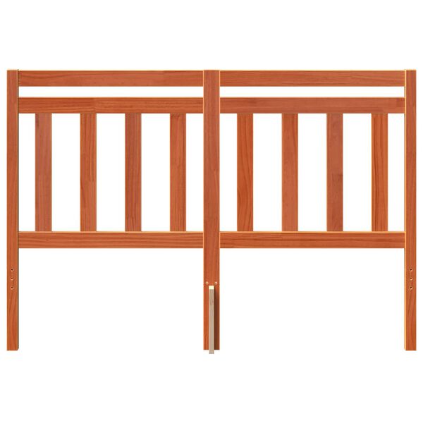 vidaXL T&ecirc;te de lit avec t&ecirc;te de lit Cire marron 155,5 x 100 cm