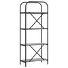 vidaXL &Eacute;tag&egrave;re Gris Sonoma 60 x 30 x 146 cm Bois d'ing&eacute;nierie