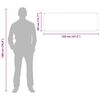 vidaXL Protection de cuisine 2 pcs Jaune 120 x 40 cm verre tremp&eacute;