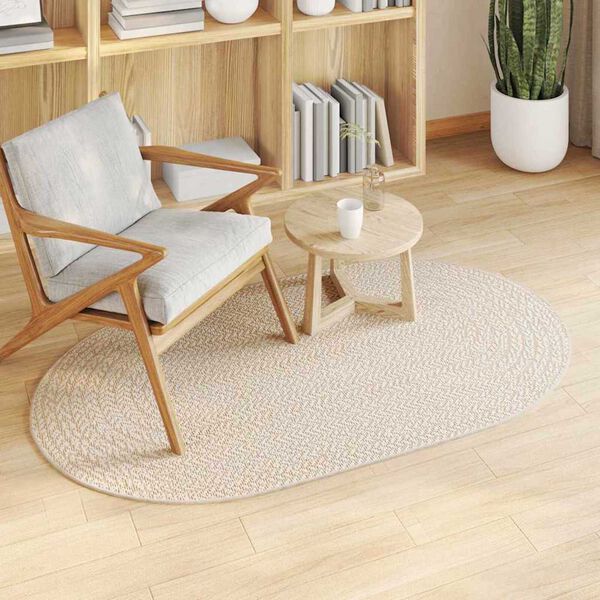 vidaXL Tapis ZIZUR Crème PP