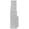 vidaXL Ensemble de meubles de salle de bain 4 pcs gris b&eacute;ton