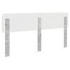 vidaXL T&ecirc;te de lit Gris b&eacute;ton 200 cm Bois d'ing&eacute;nierie