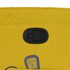 vidaXL Fauteuil de massage inclinable jaune velours