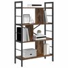 vidaXL &Eacute;tag&egrave;re Ch&ecirc;ne fum&eacute; 75 x 30 x 123,5 cm Bois d'ing&eacute;nierie