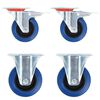vidaXL 12 pcs Roulettes 100 mm