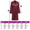 vidaXL Peignoir KINN Rouge XXXL Coton