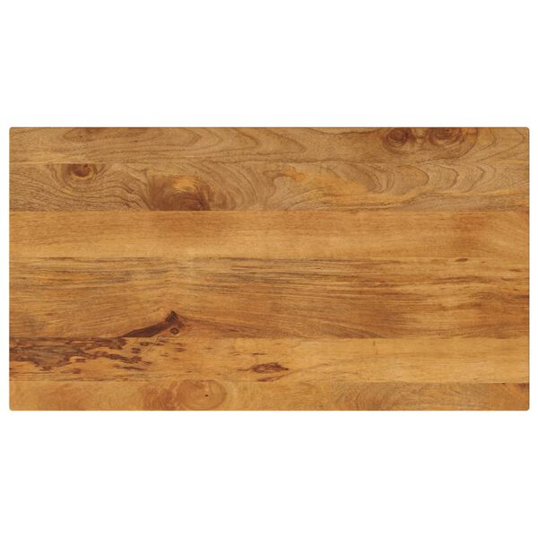 vidaXL Dessus de table 110x70x3,8cm rectangulaire bois massif manguier
