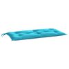 vidaXL Coussins de banc de jardin lot de 2 turquoise 100x50x7 cm tissu